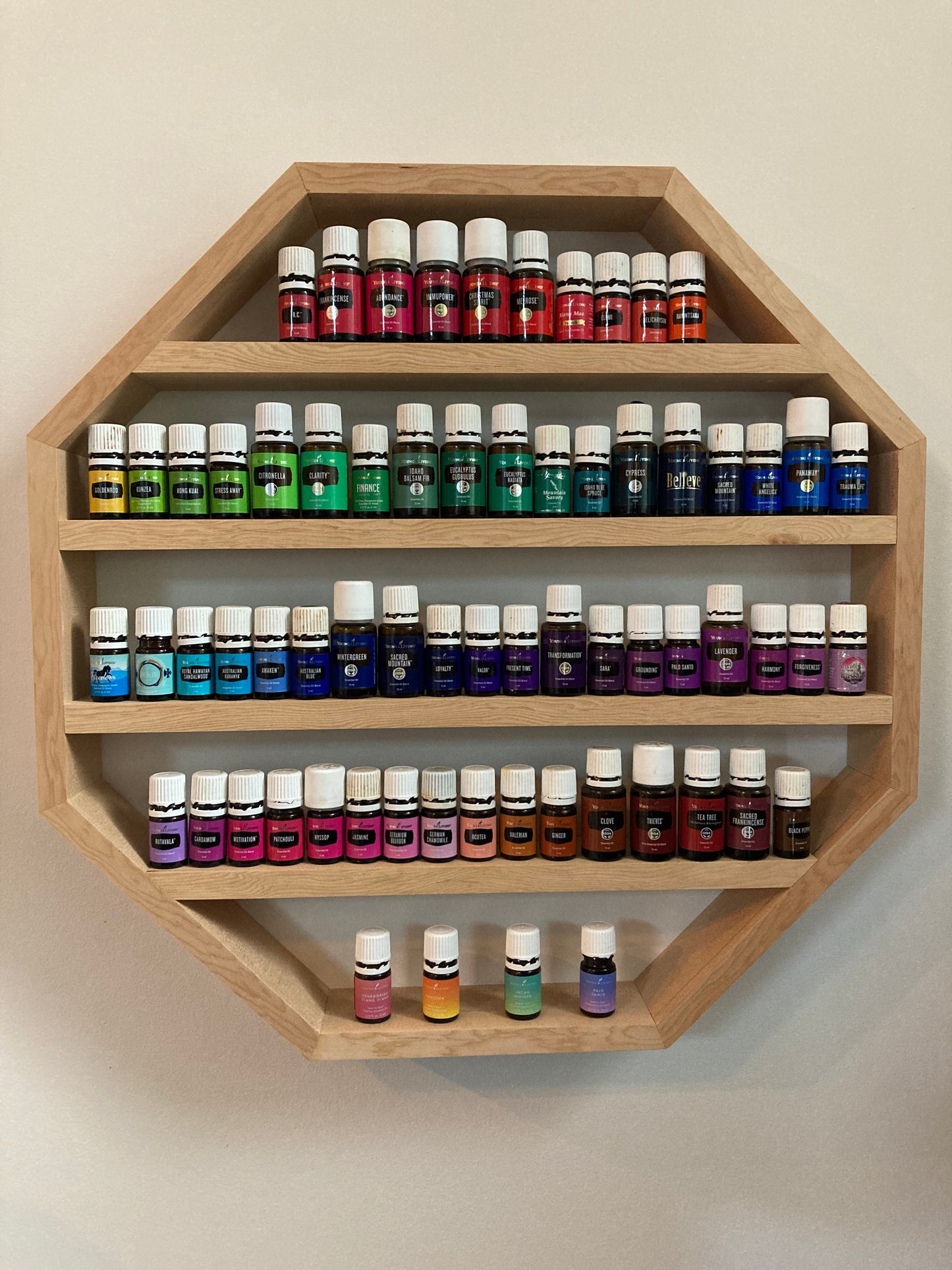 Essential Oil display shelf